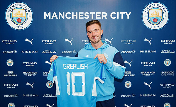 Jack Grelish Manchester Citys nye nummer 10